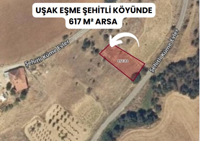 UŞAK EŞME ŞEHİTLİ KÖYÜNDE 617 M² ARSA  - UŞAK EŞME fotoğraf 6